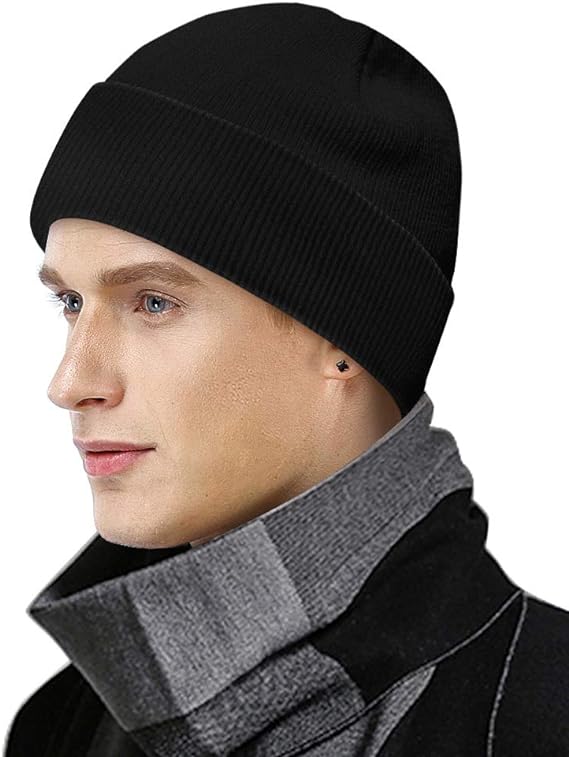 MOBIUSPHY Wintermütze Herren Damen Strickmütze Beanie Mütze Wollmütze Winter Erwachsener klassisches Design Herrenmütze Modern Weich Elastisch Haube aus atmungsaktivem